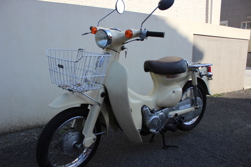 ホンダ リトルカブ　4速　セル付き　ベージュ　AA01　CUB11