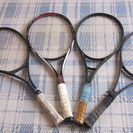 硬式テニスラケット４本セット