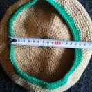 手編みベレー帽