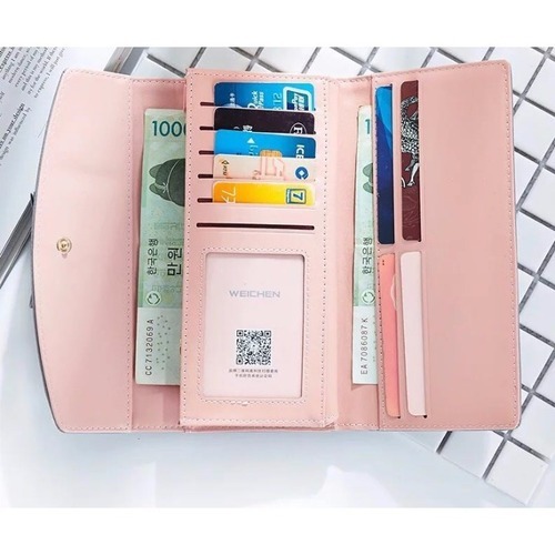 レディース 高級 長財布 かわいいリボン付き シンプル 上品 三つ折り 大容量 レザー ウォレット 女性 シンプル 上品 人気 Kai 川口の小物 財布 の中古 古着あげます 譲ります ジモティーで不用品の処分