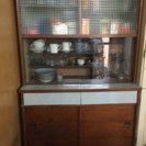 昭和の香り漂う食器棚✩中古品(昭和30年代の品物です☺️)