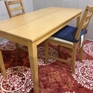 【2人用】IKEA テーブル&椅子セット