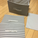 三段ボックス用 折りたたみケース(ベージュ)