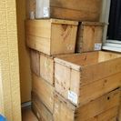 【自宅整理】リンゴ　木箱　DIY   【500円】