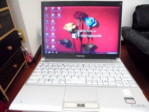 新品HDD 120GB交換済 薄型ノートパソコン 軽量 稼働品  dynabook RX1 windows7 professional  office2007 無線LAN DVD-RW搭載
