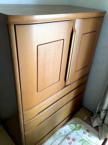 高級 府中家具 桐 和ダンス 桐箪笥 着物 婚礼家具 整理箪笥 モダン