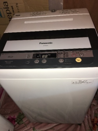 取付無料パナソニック 5.0kg 洗濯機