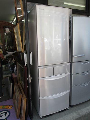 パナソニック/5ドア冷凍冷蔵庫▼426L▼NR-E438TL-N▼2014年▼湯河原町・頓珍館▼▼3QT051217-2/