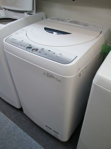 シャープ・洗濯機▼4.5kg▼ES-FG45L-H▼2012年▼湯河原町・頓珍館▼▼3Q051217-4/