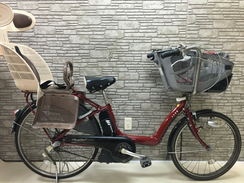 【日本製】 ブリジストン アンジェリーノアシスタ （リチウム)電動自転車 チャイルド 子供 中古 電動アシスト自転車