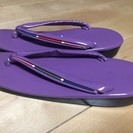 紫色の草履 Mサイズ