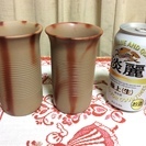 陶器のビールグラス