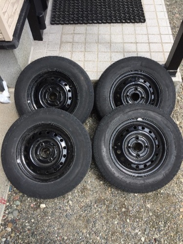 軽自動車 12インチ 黒てっちん ホイール タイヤ かずきち 千歳のタイヤ ホイールの中古あげます 譲ります ジモティーで不用品の処分