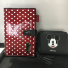 Disney システム手帳と折りたたみ財布