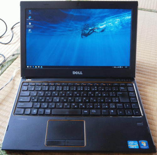 【取引中】DELL 軽量ノート 第2世代コアi5 Win10認証済 MEM4G HDD320G