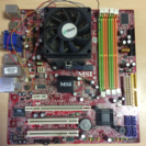 AMD AM2あたりのマザーボード(K9AGM3)とCPUセット