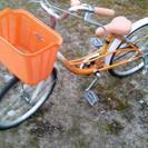 20インチ　オレンジ自転車