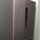 交渉中！【パナソニック】3ドア ノンフロン冷凍冷蔵庫 321L 2013年製 NR-C32BM-P 右開き シャイニーピンク