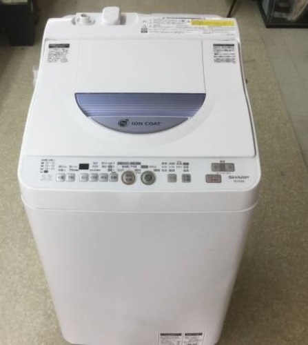 取り引き中　シャープ ES-TG55L-A 洗濯機　2014年モデル　乾燥機能付き