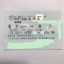 新幹線 指定席切符 東京→掛川