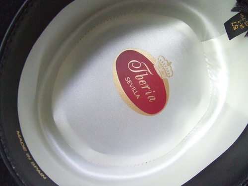 【値下げしました】 フラメンコ コルドベス スペイン製 帽子 黒