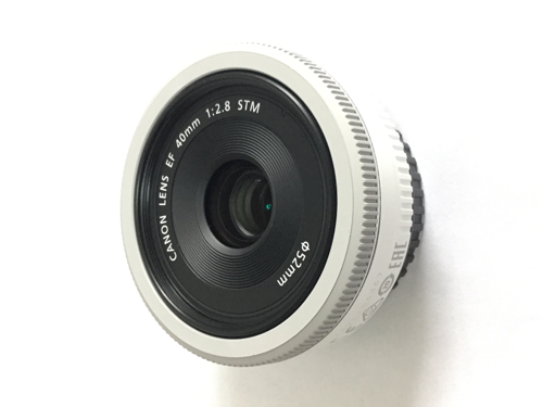 値下げしました【新品級！】Canon 単焦点 レンズ EF40mm F2.8 STM フルサイズ対応-White キヤノン キャノン