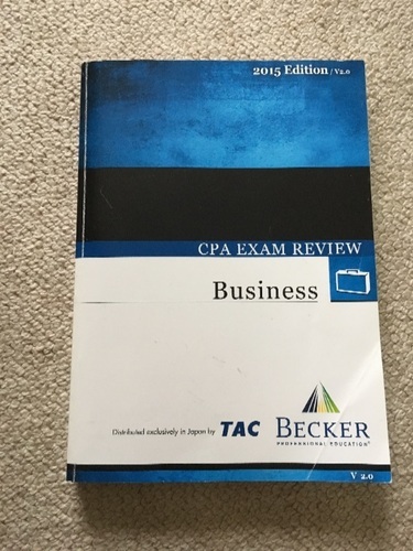 USCPA TAC Becker 2015 テキスト\u0026問題集 BEC