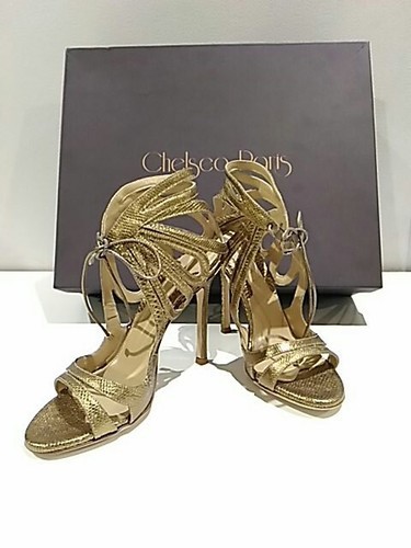 大幅値下げ　定価77000円　アウトレット半額　MADE IN ITALY Chelsea Paris 豪華　ミュール　サンダル