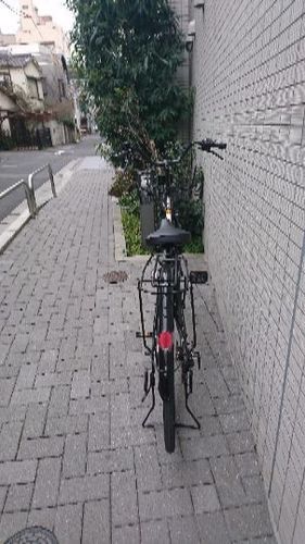 自転車　ギアー付き　黒