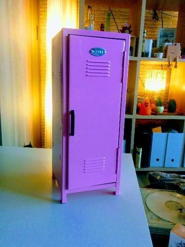 【美品です。】可愛いいピンクのミニロッカー