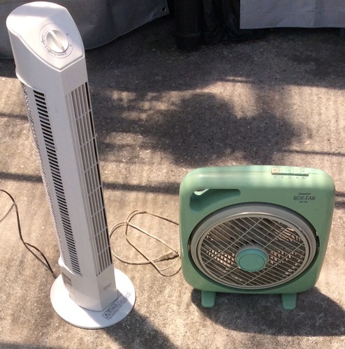 タワーファンとボックスファン