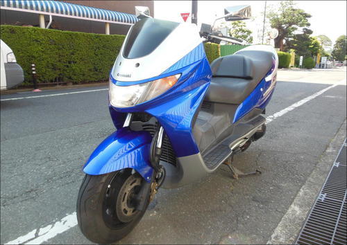 ★★　スカイウウェイブＯＥＭ【カワサキ：エプシロン２５０改】４００ｃｃエンジン搭載！美車好調！　ショップ整備！　［自賠あり］乗って帰れます！　★★