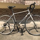 売り切れました！ありがとうございます！ＧＩＡＮＴ　格安ロードバイク　シルバーメタリック　Ｍサイズ　２×７　１４変速