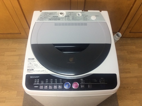 SHARP 洗濯機   ES-FG60H-H 6.0kg