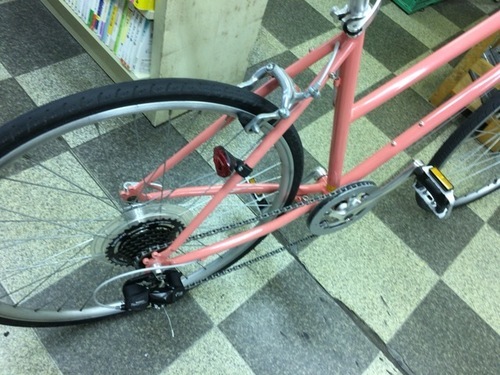 [4330]tokyobike トーキョーバイク　シティクルーザー　26×1.15　外装7段変速　ピンク