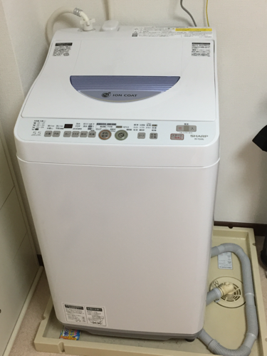 (受付終了)シャープ 5.5kg 洗濯乾燥機ES-TG55L-A