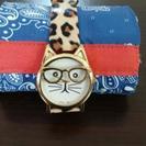 かわいい♥メガネ猫ちゃん腕時計