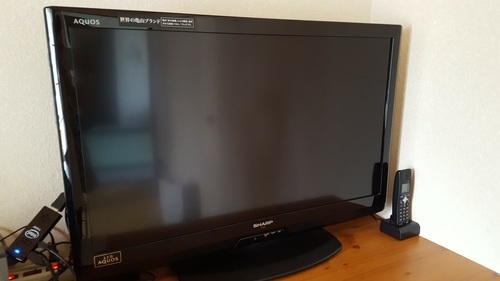 SHARP 32型液晶テレビ(AQUOS) LC-32V5 2画面機能有 正常動作品 美品 近郊無料配送応相談