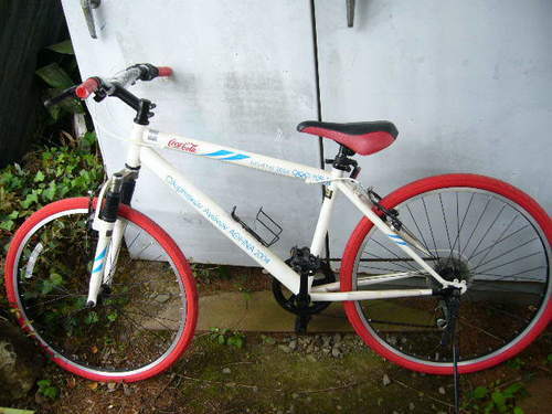 2004年コカ・コーラ、景品の自転車　非売品　まだ梱包材が残ってます。