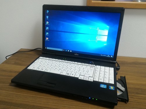 お取引中)訳有り 第2世代i5 ﾒﾓﾘ4G Office2016搭載 Windows10ノートPC Core-i5/ﾒﾓﾘ4GB/HDD250G/DVD-RW/無線LAN/Kingsoft Office2016 [富士通 Lifebook A561]