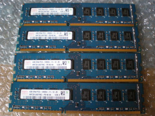 デスクトップ用メモリ DDR3 4GBx4 合計16GB 動作確認済み
