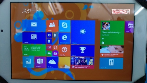 商談成立いたしました。送料無料！Win8.1 タブレット８インチ