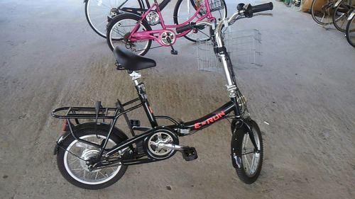 16インチ 折りたたみ電動自転車 Ｅ－ＲＵＮ　ブラック