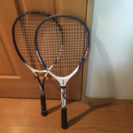 軟式テニスラケット二本