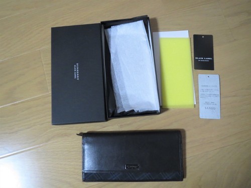 最終値下げBURBERRY ブラック 長財布 最終値下げ)☆BURBERRY