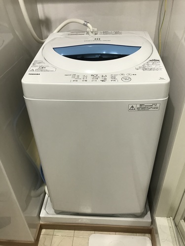 洗濯機 TOSHIBA 5kg AW-5G5(W)