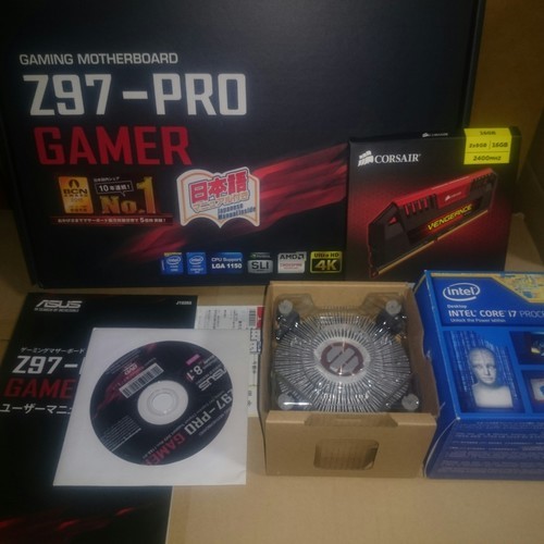 CPU・マザボ・メモリ3点セット