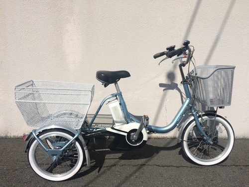 ブリヂストン　アシスタワゴン　三輪　新基準　12,8AH　パスワゴン　カロヤカライフ　神戸市　電動自転車
