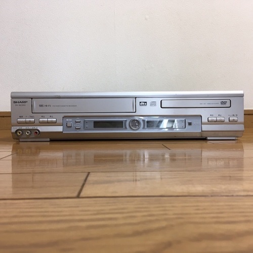 シャープ製 VHSビデオ DVD一体型