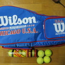 Wilson ウィルソン　テニスラケットバッグ＋おまけボール8個